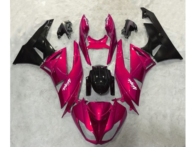 Rouge Vif Brillant 09-12 ZX6R Carénage Moto Rouge Vif Brillant 09-12 ZX6R Carénage Moto
