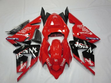 Rouge West 04-05 ZX10R Carénage Moto
