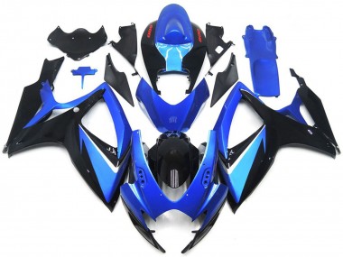 Spécial Bleu & Noir 06-07 GSXR 600-750 Carénage Moto