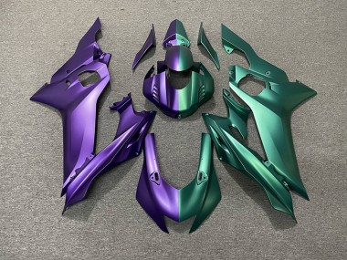 Split Violet & Vert 17-21 R6 Carénage Moto