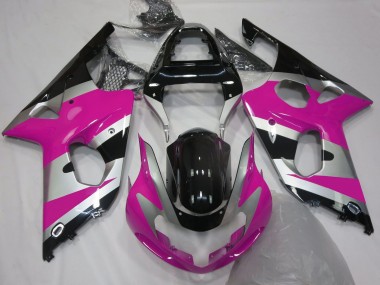 Style Argent Rose OEM 00-02 GSXR 1000 Carénage Moto