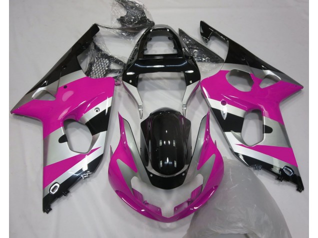 Style Argent Rose OEM 00-02 GSXR 1000 Carénage Moto Style Argent Rose OEM 00-02 GSXR 1000 Carénage Moto