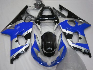 Style Bleu Argent OEM 00-02 GSXR 1000 Carénage Moto