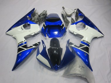 Style Bleu Blanc OEM 03-04 R6 Carénage Moto