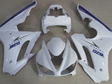 Style Bleu Blanc OEM 09-12 Daytona 675 Carénage Moto