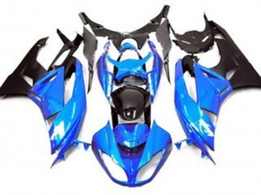 Style Bleu Brillant 09-12 ZX6R Carénage Moto