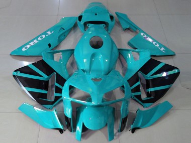 Style Bleu Sarcelle OEM 05-06 CBR600RR Carénage Moto