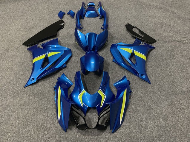 Style De Crosse Bleu 17-23 GSXR 1000 Carénage Moto Style De Crosse Bleu 17-23 GSXR 1000 Carénage Moto