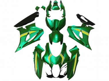 Style De Crosse Vert 17-23 GSXR 1000 Carénage Moto