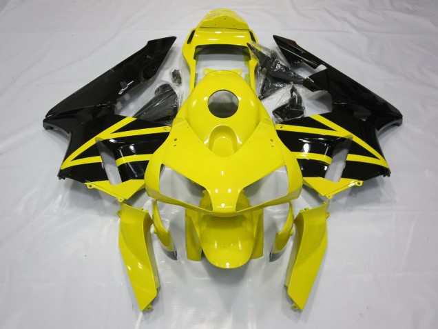 Style Jaune & Noir OEM 03-04 CBR600RR Carénage Moto Style Jaune & Noir OEM 03-04 CBR600RR Carénage Moto
