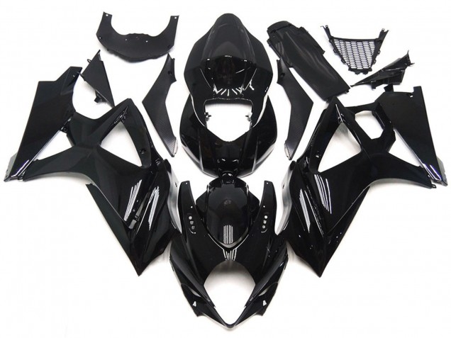 Style Noir Brillant 07-08 GSXR 1000 Carénage Moto Style Noir Brillant 07-08 GSXR 1000 Carénage Moto