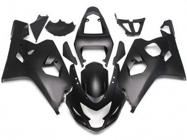 Style Noir Mat Avec Décalcomanies Rouges 04-05 GSXR 600-750 Carénage Moto
