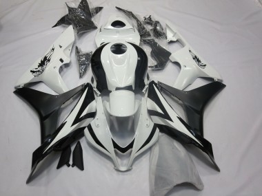 Style Personnalisé OEM Blanc & Noir 07-08 CBR600RR Carénage Moto