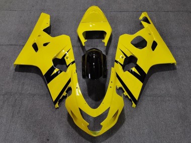 Style Personnalisé OEM Jaune Brillant Vibrant 04-05 GSXR 600-750 Carénage Moto