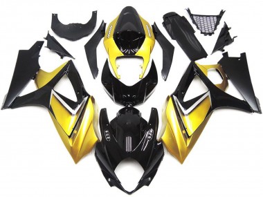 Style Personnalisé OEM Jaune Or 07-08 GSXR 1000 Carénage Moto