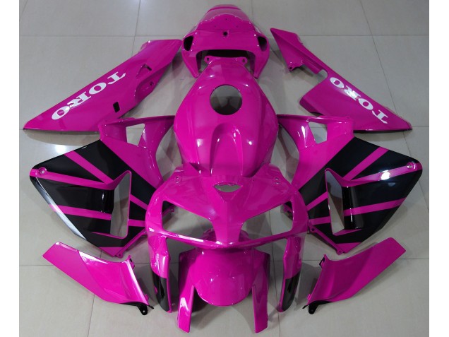 Style Rose Vif OEM 05-06 CBR600RR Carénage Moto Style Rose Vif OEM 05-06 CBR600RR Carénage Moto