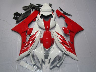 Style Rouge & Blanc 06-07 R6 Carénage Moto