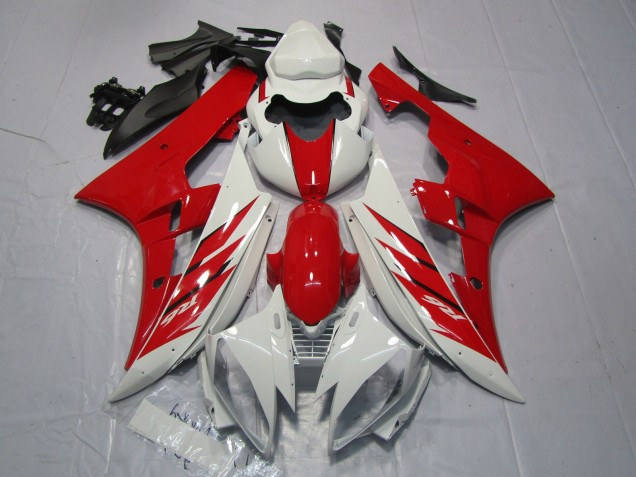 Style Rouge & Blanc 06-07 R6 Carénage Moto
