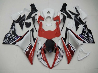 Style Rouge Blanc & Noir 13-16 Daytona 675 Carénage Moto