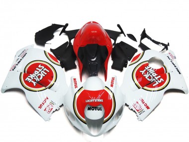 Style Rouge Lucky Strike 97-07 GSXR 1300 Carénage Moto