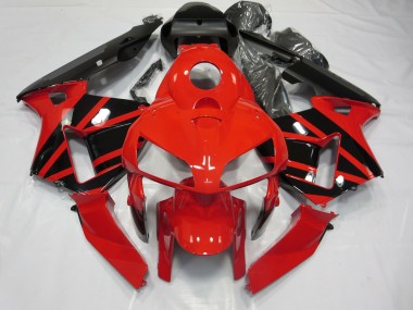 Style Rouge & Noir OEM 03-04 CBR600RR Carénage Moto