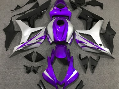 Style Violet & Argent OEM 07-08 CBR600RR Carénage Moto