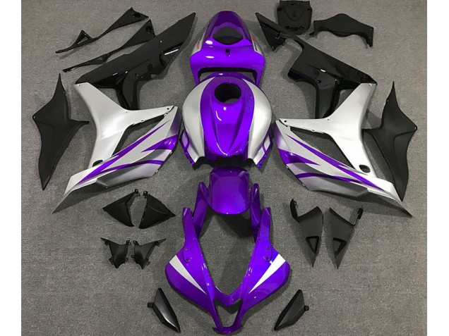 Style Violet & Argent OEM 07-08 CBR600RR Carénage Moto Style Violet & Argent OEM 07-08 CBR600RR Carénage Moto