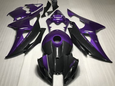 Style Violet Avec Fibre De Carbone 08-16 R6 Carénage Moto