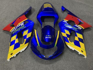 Telefonica 01-03 GSXR 600-750 Carénage Moto