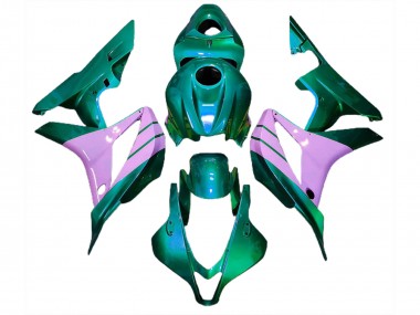 Turquoise & Rose 07-08 CBR600RR Carénage Moto
