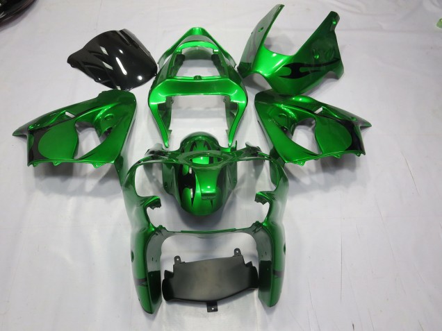 Vert 00-02 ZX6R Carénage Moto Vert 00-02 ZX6R Carénage Moto