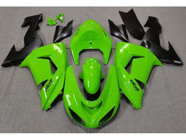 Vert 06-07 ZX10R Carénage Moto