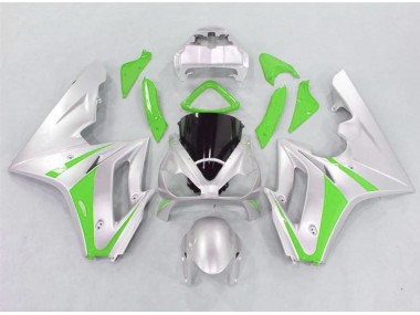 Vert & Argent 06-08 Daytona 675 Carénage Moto