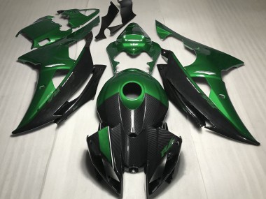 Vert Avec Style Fibre De Carbone 08-16 R6 Carénage Moto