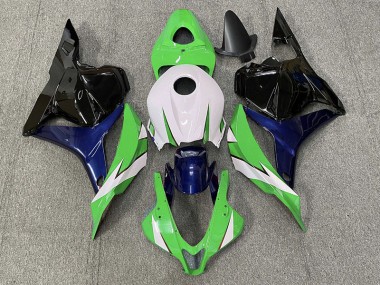 Vert & Blanc 09-12 CBR600RR Carénage Moto