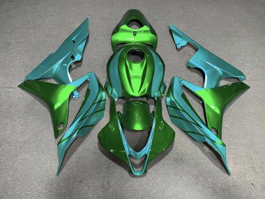 Vert & Bleu Sarcelle 07-08 CBR600RR Carénage Moto
