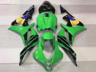 Vert & Bleu Taureau 07-08 CBR600RR Carénage Moto