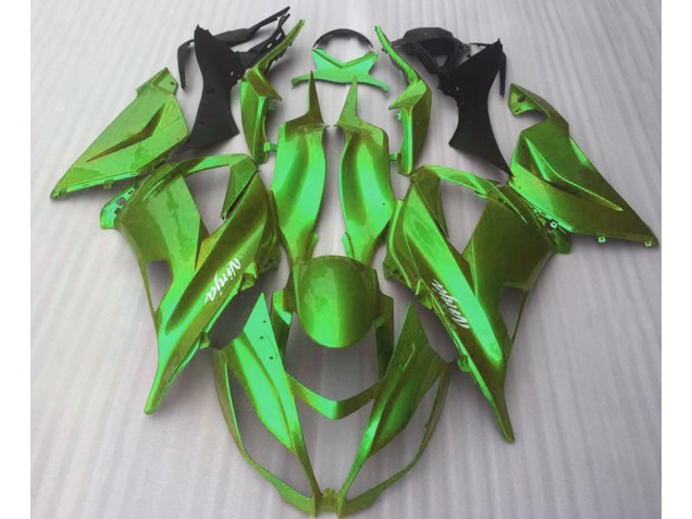 Vert Bonbon Brillant 16-19 ZX10R Carénage Moto Vert Bonbon Brillant 16-19 ZX10R Carénage Moto