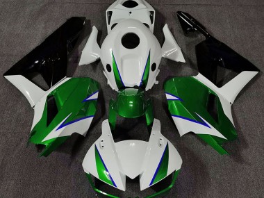 Vert Brillant Blanc & Bleu 13-23 CBR600RR Carénage Moto