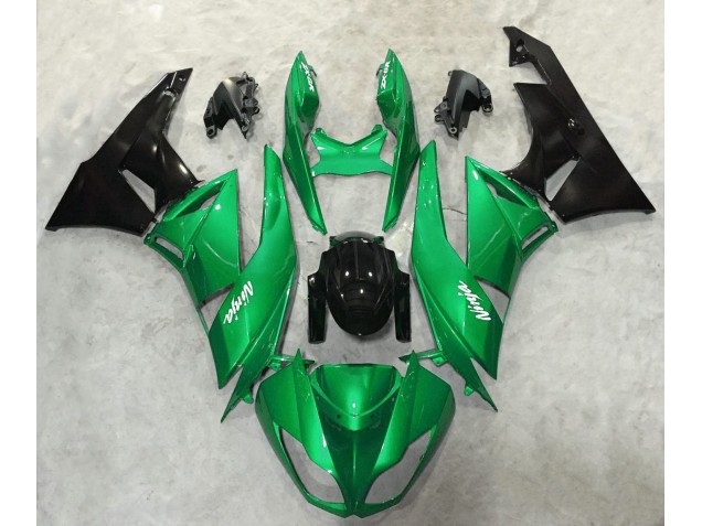 Vert Brillant Brillant 09-12 ZX6R Carénage Moto Vert Brillant Brillant 09-12 ZX6R Carénage Moto