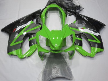 Vert Brillant & Gris 04-07 CBR600 F4i Carénage Moto