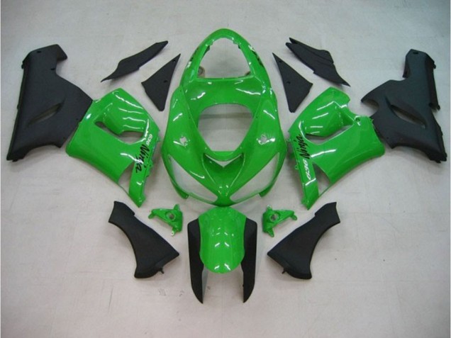 Vert Brillant Mat 05-06 ZX6R Carénage Moto Vert Brillant Mat 05-06 ZX6R Carénage Moto