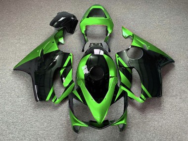 Vert Brillant & Noir 01-03 CBR600 F4i Carénage Moto