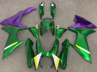 Vert Brillant & Violet 11-24 GSXR 600-750 Carénage Moto
