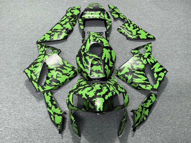 Vert Camouflage 03-04 CBR600RR Carénage Moto Vert Camouflage 03-04 CBR600RR Carénage Moto