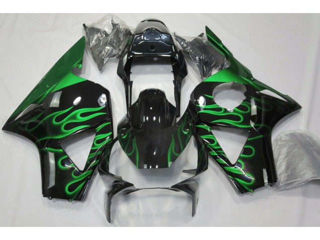 Vert Flamme 02-03 CBR954RR Carénage Moto Vert Flamme 02-03 CBR954RR Carénage Moto