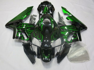 Vert Flamme 03-04 CBR600RR Carénage Moto