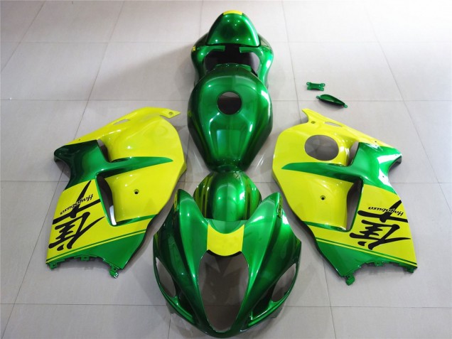 Vert & Jaune 97-07 GSXR 1300 Carénage Moto Vert & Jaune 97-07 GSXR 1300 Carénage Moto