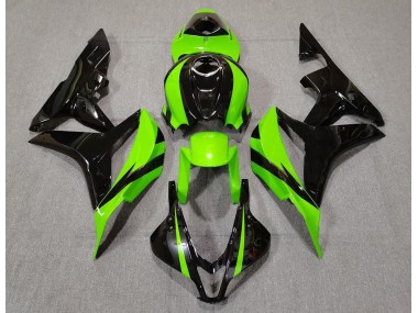 Vert Lime & Noir 07-08 CBR600RR Carénage Moto