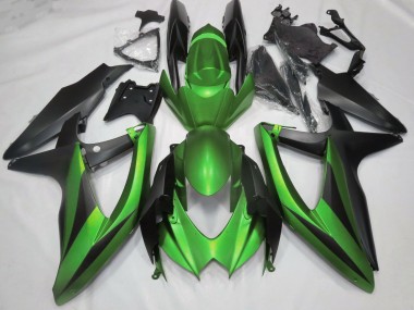 Vert Mat Sans R 08-10 GSXR 600-750 Carénage Moto